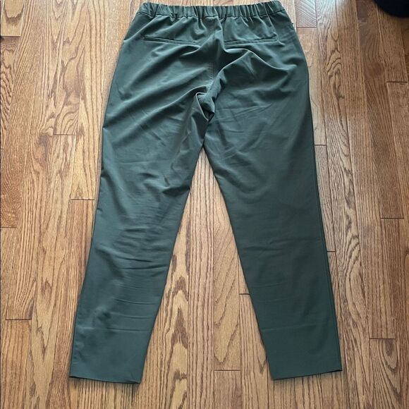 MM Lafleur Front Pleated Olive Green Trousers Women’s Sz 6 - Picture 2 of 9